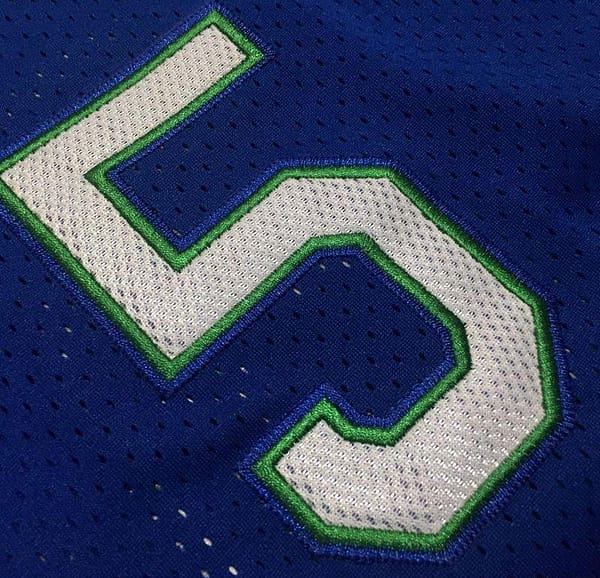 Men's Jason Kidd Blue Retro Classic Team Jersey - Image 2