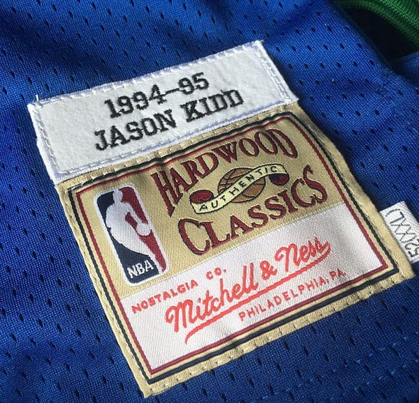 Men's Jason Kidd Blue Retro Classic Team Jersey - Image 11