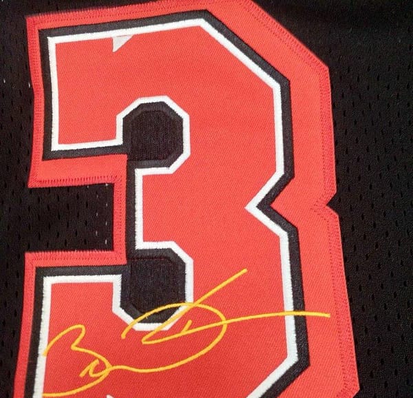 Men's Dwyane Wade Black Retro Classic Team Jersey - Image 3