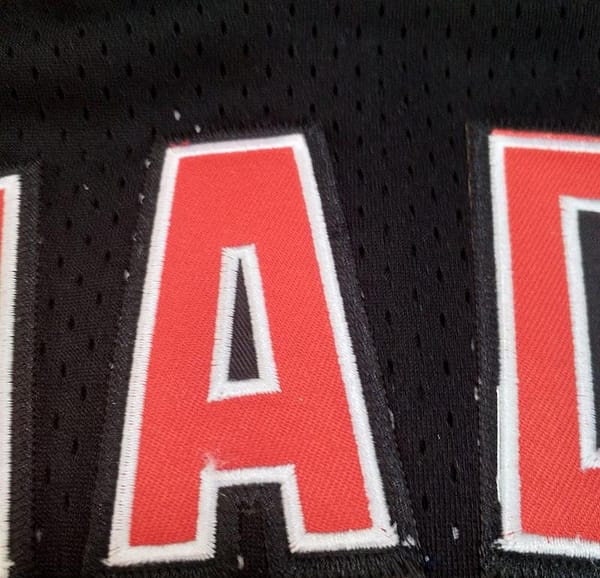 Men's Dwyane Wade Black Retro Classic Team Jersey - Image 4