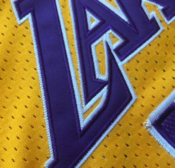 Men's LeBron James Yellow Retro Classic Team Short Sleeve Jersey - Image 4