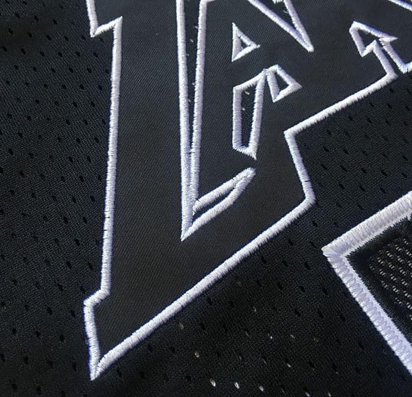 Men's LeBron James Black Retro Classic Team Short Sleeve Jersey - Image 4