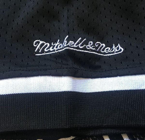 Men's LeBron James Black Retro Classic Team Short Sleeve Jersey - Image 9