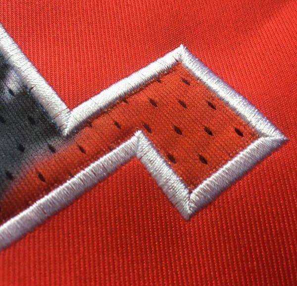 Men's Michael Jordan Gray And Red Retro Classic Team Jersey - Image 9