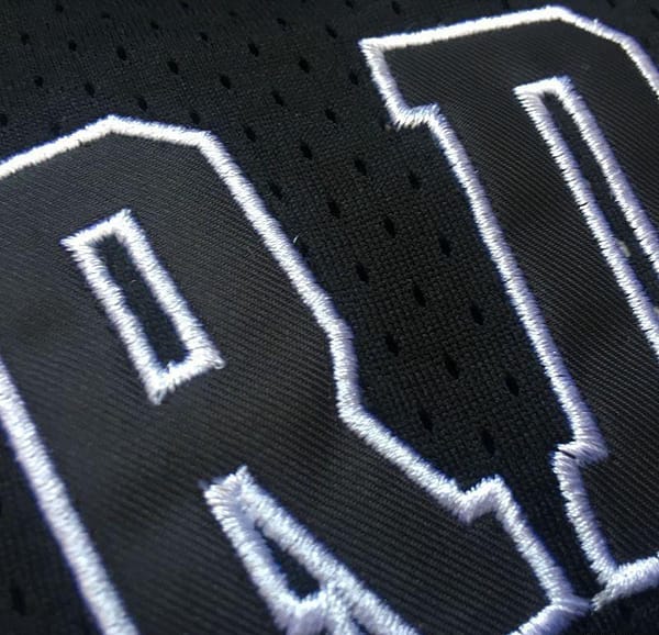 Men's Michael Jordan Black Retro Classic Team Short Sleeve Jersey - Image 3
