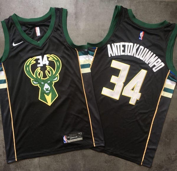 Men's Giannis Antetokounmpo Green Retro Classic Team Jersey