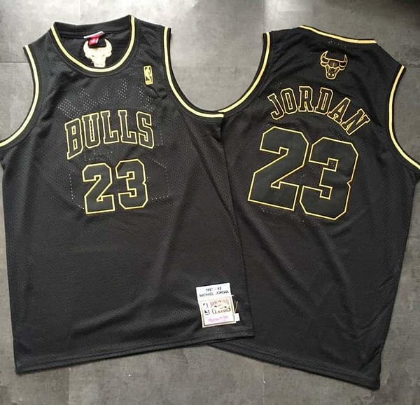 Men's Michael Jordan Black Retro Classic Team Jersey