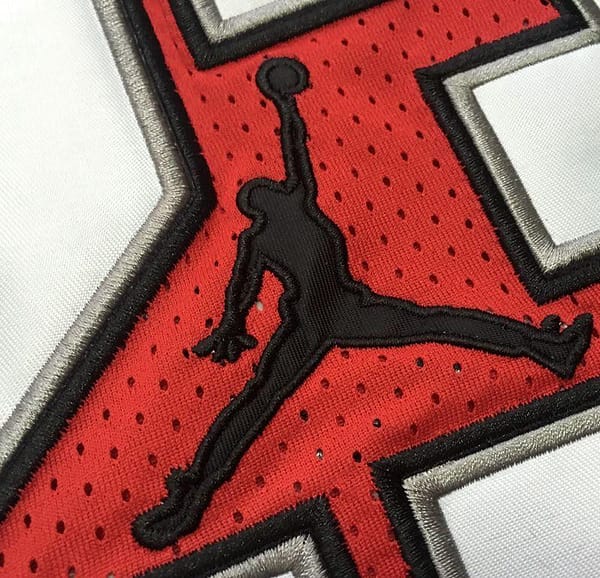 Men's Michael Jordan Red Retro Classic Team Jersey - Image 9