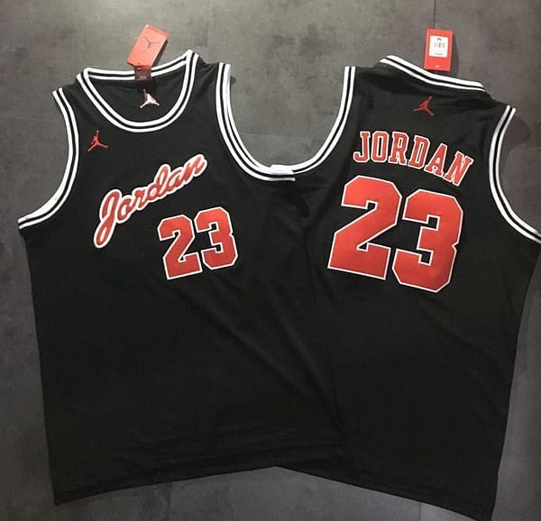 Men's Michael Jordan Black Retro Classic Team Jersey