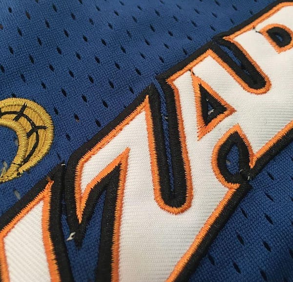 Men's Michael Jordan Blue Retro Classic Team Jersey - Image 6