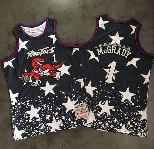 Men's Tracy McGrady Black Retro Classic Team Jersey