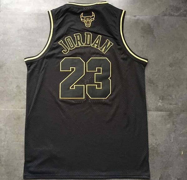 Men's Michael Jordan Black Retro Classic Team Jersey - Image 10