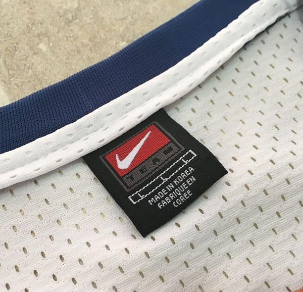 Men's Michael Jordan White Retro Classic Team Jersey - Image 4