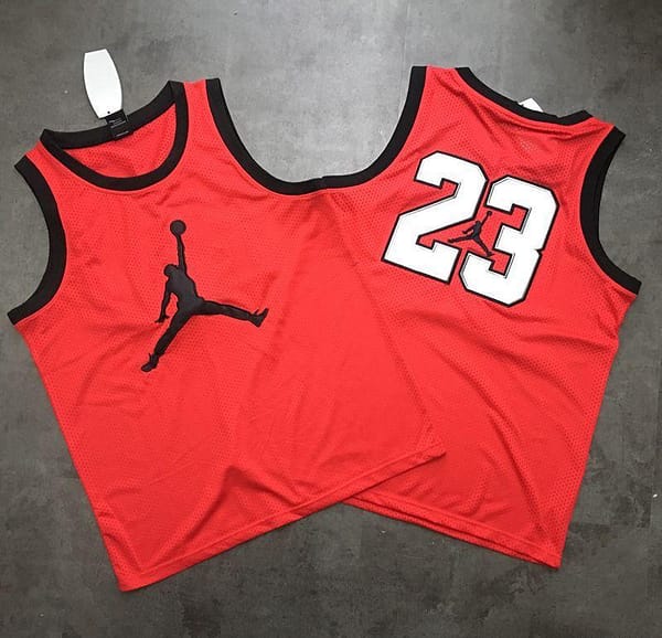 Men's Michael Jordan Red Retro Classic Team Jersey