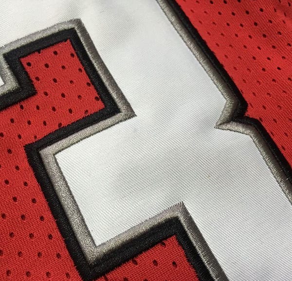 Men's Michael Jordan Red Retro Classic Team Jersey - Image 8