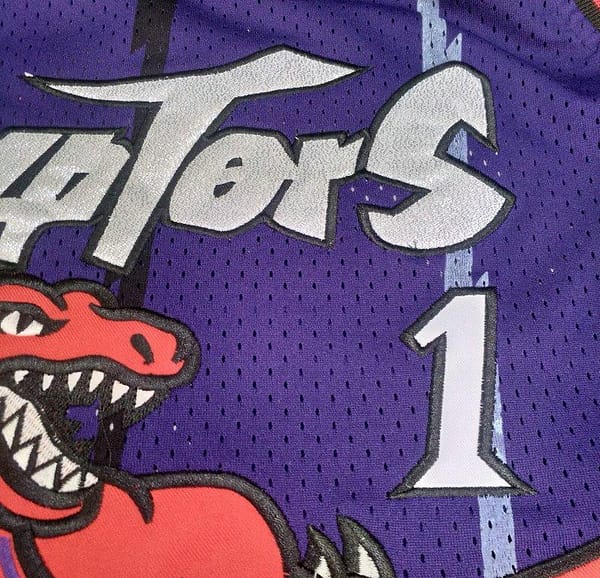Men's Tracy McGrady Purple Retro Classic Team Jersey - Image 7