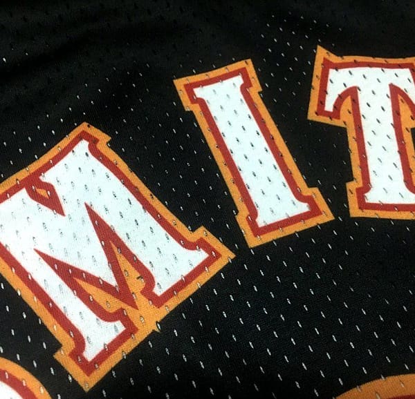 Men's Steve Delano Smith Black And Red Retro Classic Team Jersey - Image 10
