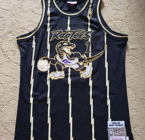 Men's Tracy McGrady Black Retro Classic Team Jersey