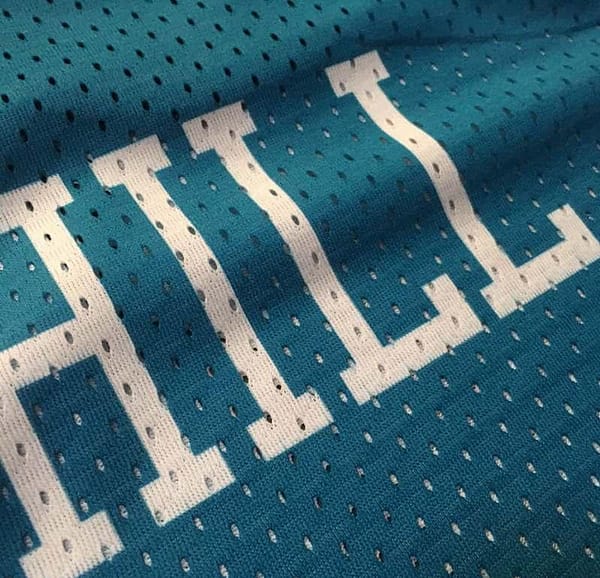 Men's Grant Hill Blue Retro Classic Team Jersey - Image 3