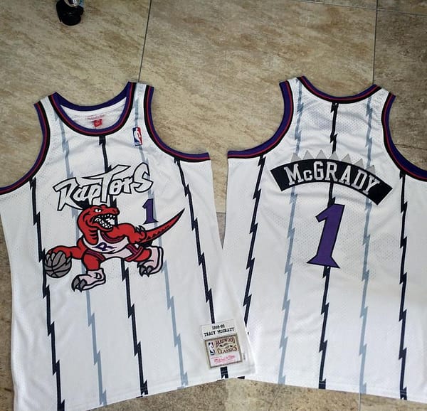 Men's Tracy McGrady White Retro Classic Team Jersey