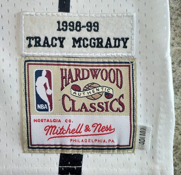 Men's Tracy McGrady White Retro Classic Team Jersey - Image 5