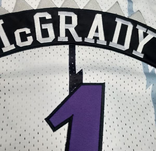 Men's Tracy McGrady White Retro Classic Team Jersey - Image 6