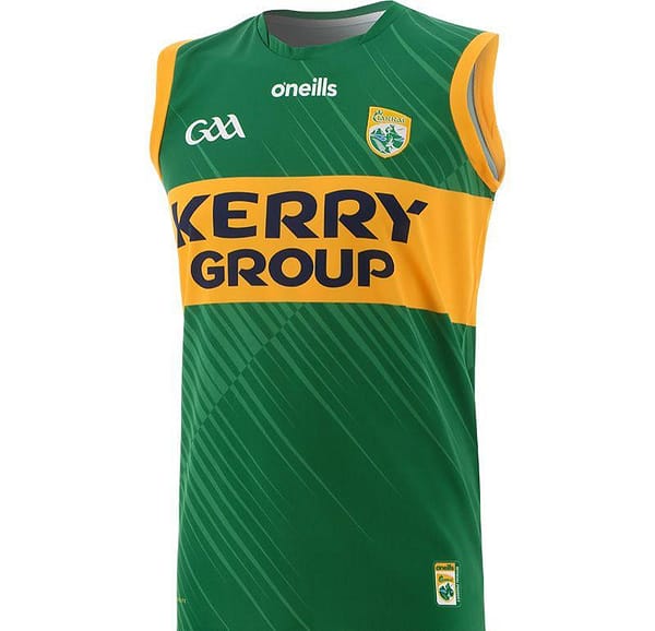 Kerry GAA 2021 Men's Home 2 Stripe Rugby Vest