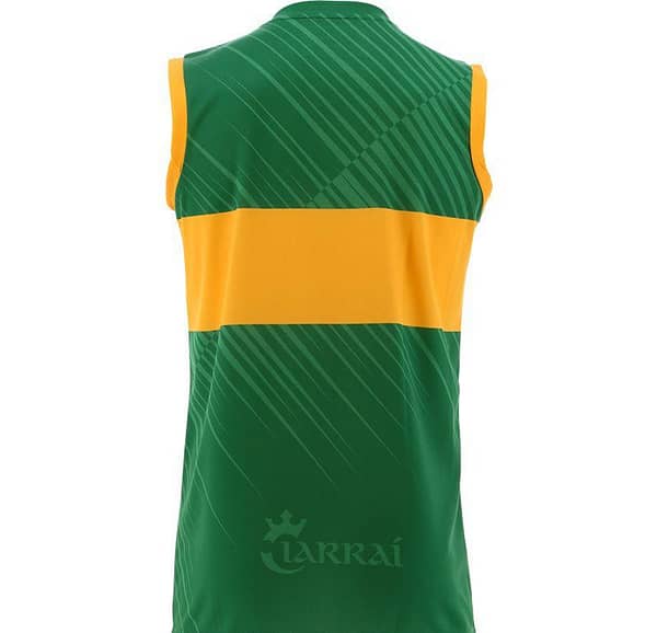 Kerry GAA 2021 Men's Home 2 Stripe Rugby Vest - Image 2