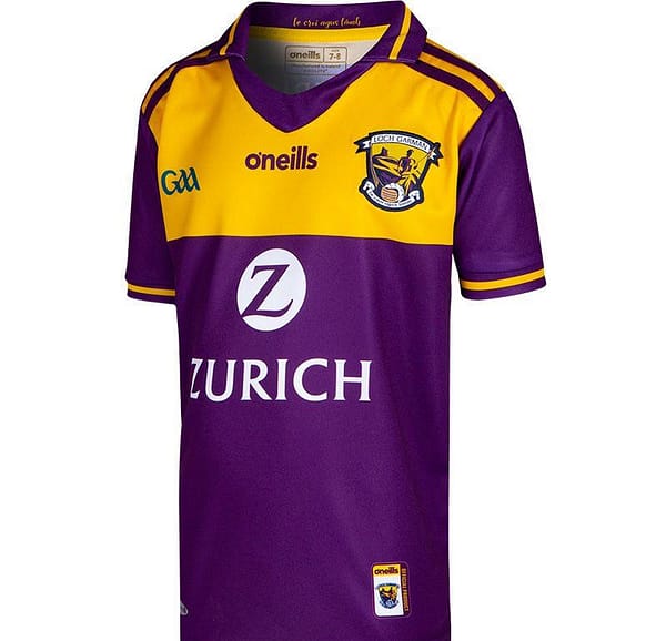 Kids Wexford GAA 2 Stripe Home Jersey