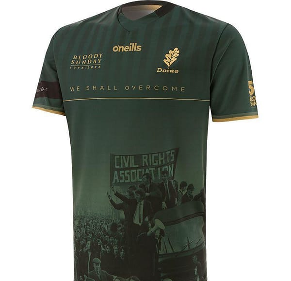 Derry Bloody Sunday Men's Commemoration Jersey - Green