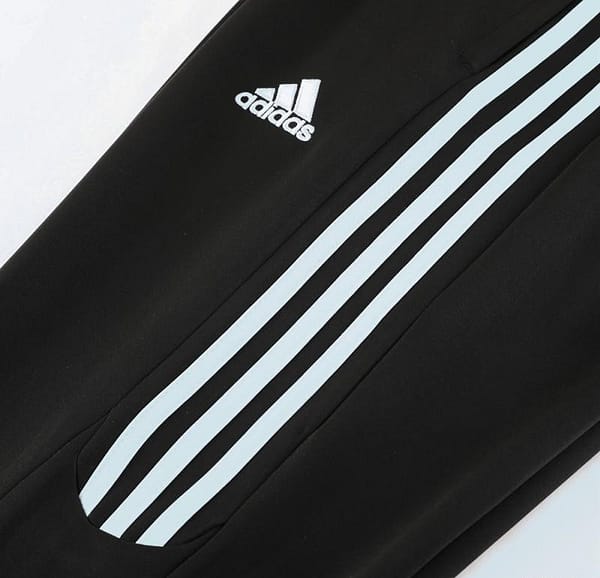 23/24 Adidas White/Black Full Zipper Hooide Jacket+Pants - Image 4