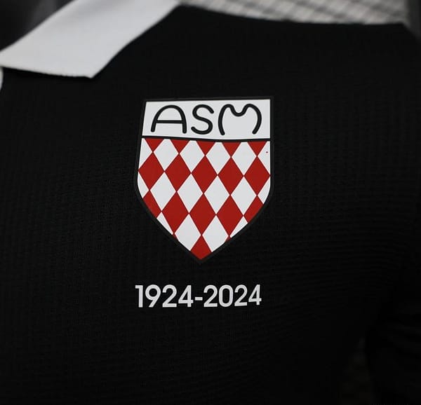 Player Version 24/25 AS Manaco Black 100th Anniversary Special Jersey - Image 8