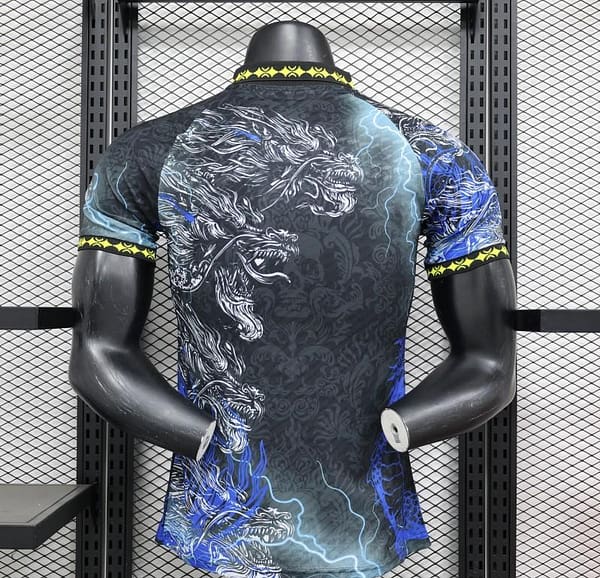 Player Version 24/25 Real Madrid Black/Blue Dragon Special Jersey - Image 2