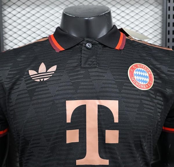Player Version 24/25 Bayern Munich x Adidas Original Black Jersey - Image 7