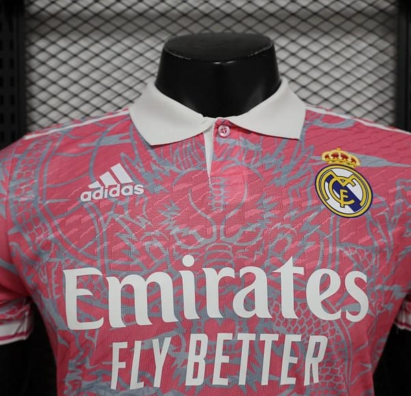 Player Version 24/25 Real Madrid Pink Dragon Special Jersey - Image 8