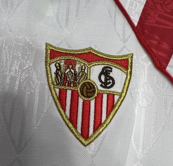 Retro 92/93 Sevilla FC Home Jersey - Image 6