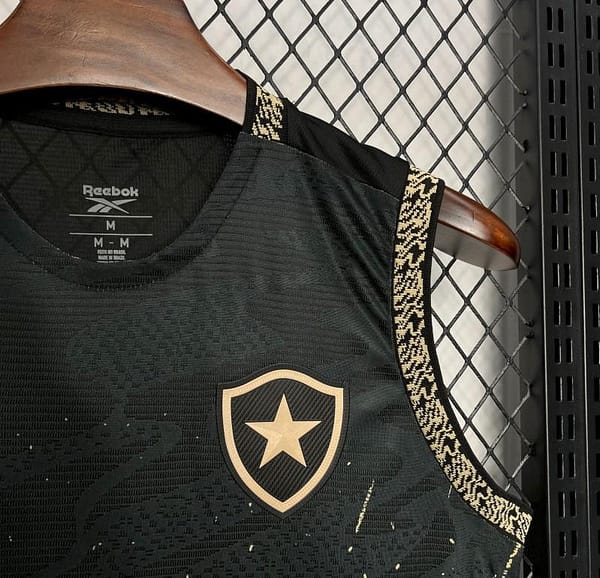 24/25 Botafogo Away Vest Black Jersey - Image 8