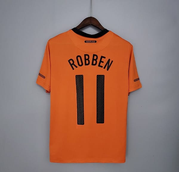 Retro Netherlands 2010 home Soccer Jersey - Image 4