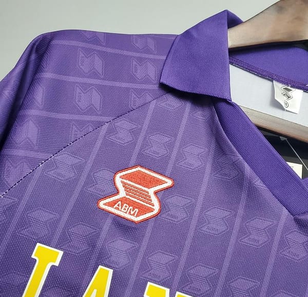 Retro Fiorentina 89/90 home Soccer Jersey - Image 5