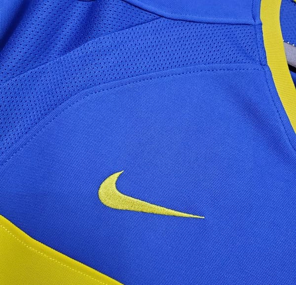 Retro Boca Juniors 03/04 home Soccer Jersey - Image 9