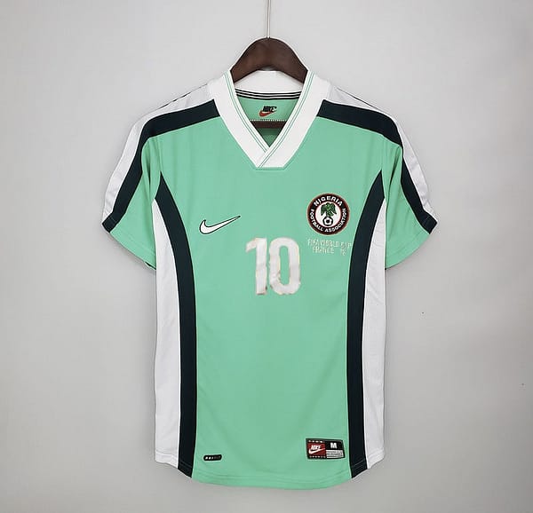 Retro Nigeria 1998 home Soccer Jersey - Image 2