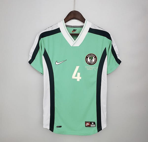 Retro Nigeria 1998 home Soccer Jersey - Image 3
