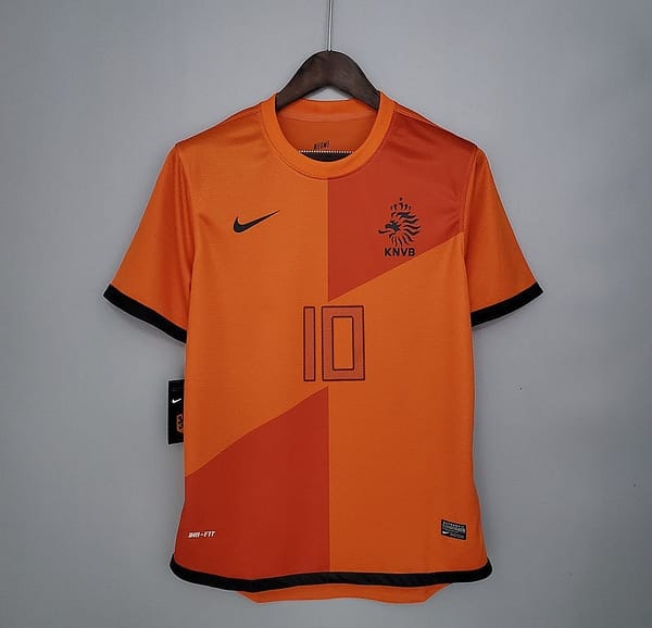 Retro Netherlands 2012 home Soccer Jersey - Image 4