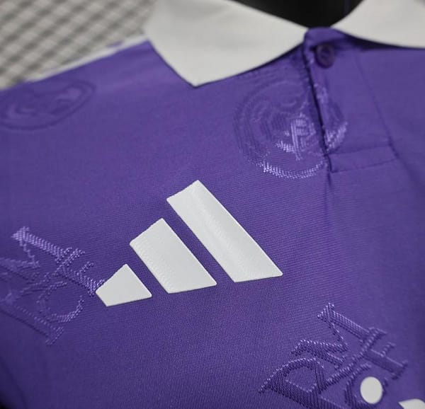 Player Version 24/25 Real Madrid Purple Pre-Match Jersey - Image 2