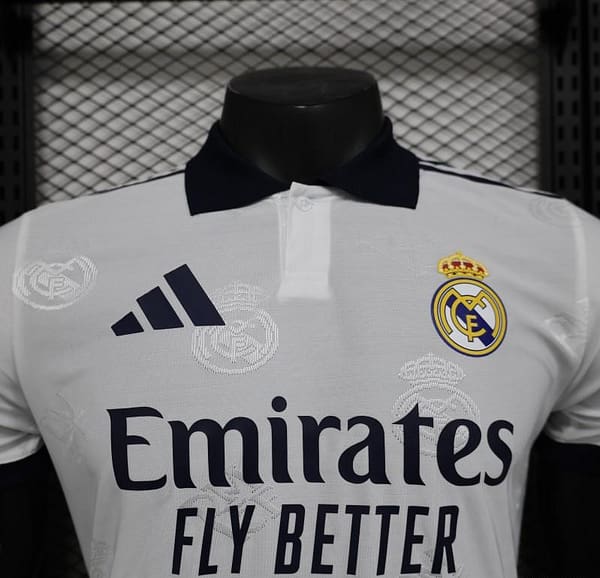 Player Version 24/25 Real Madrid White Pre-Match Jersey - Image 7