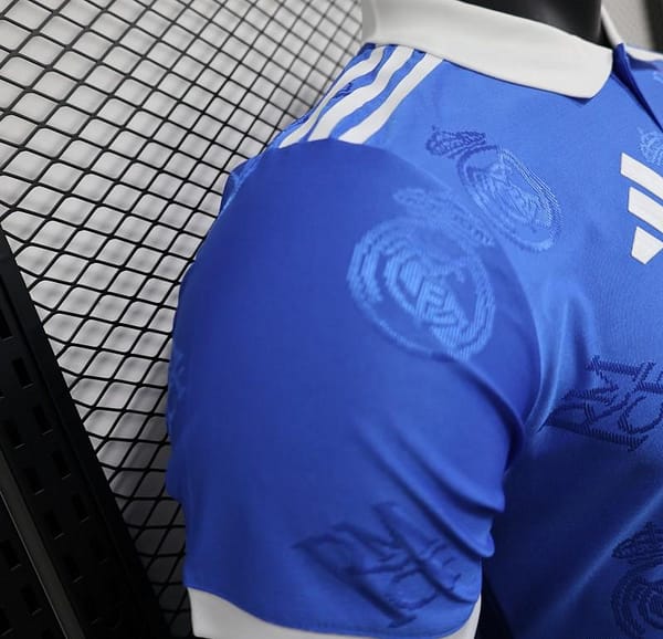 Player Version 24/25 Real Madrid Blue Pre-Match Jersey - Image 4