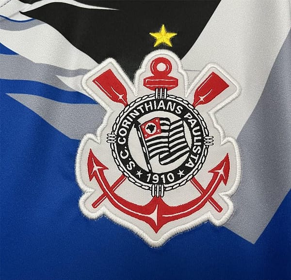 Retro 98/99 Corinthians Third Blue Jersey - Image 4