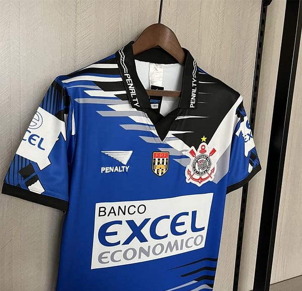 Retro 98/99 Corinthians Third Blue Jersey - Image 6
