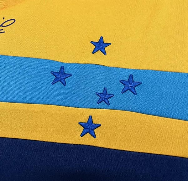 Retro 14/15 Cruzeiro Goalkeeper Yellow Jersey - Image 4
