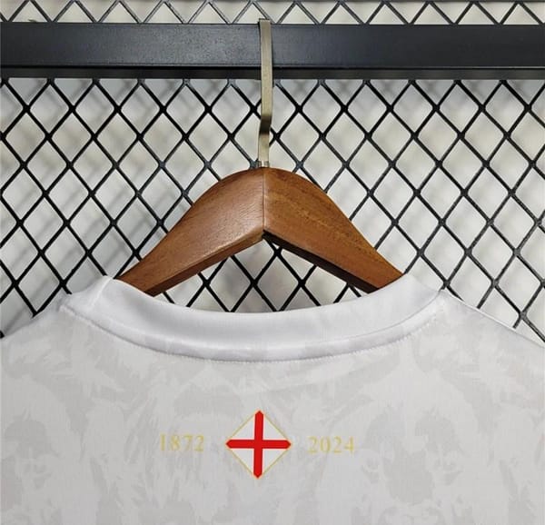 2024 England Comma White Footbal Jersey - Image 3